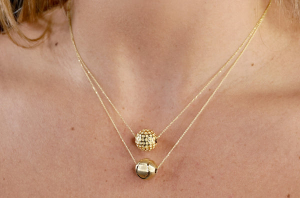 Necklace Tennis & Padel Ball 14kt Gold