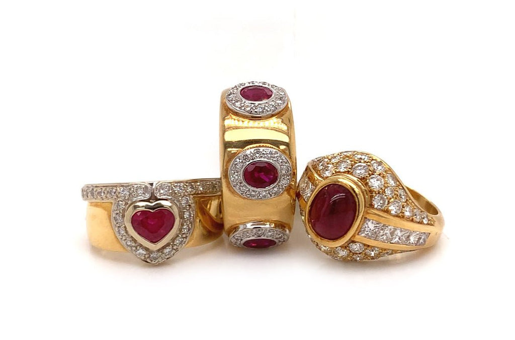 Amazing vintage ruby rings | Albert Hern