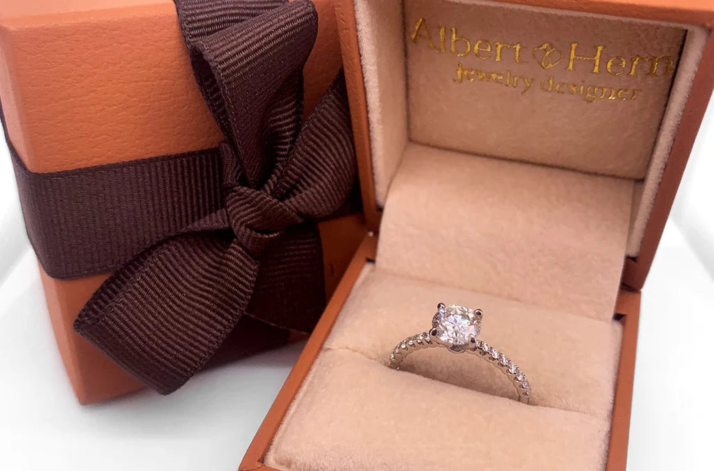 Engagement rings for small hands or petite hands | Albert Hern