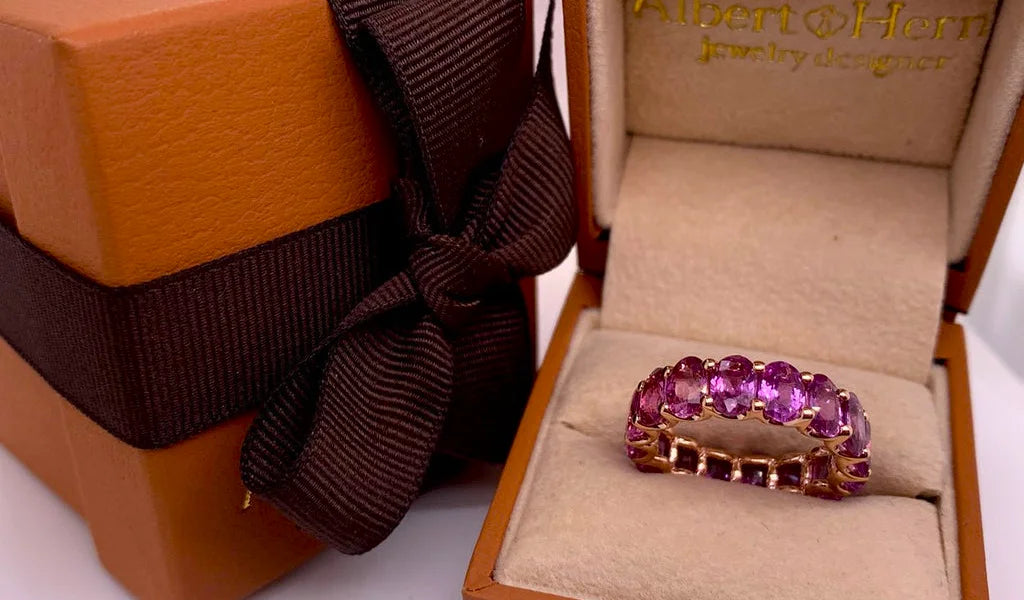 Purple gemstones