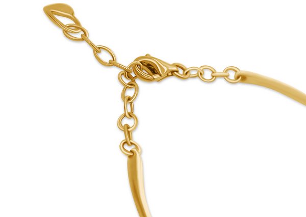 Bracelet 18kt Yellow Gold & Zig Zag Diamonds Bangle