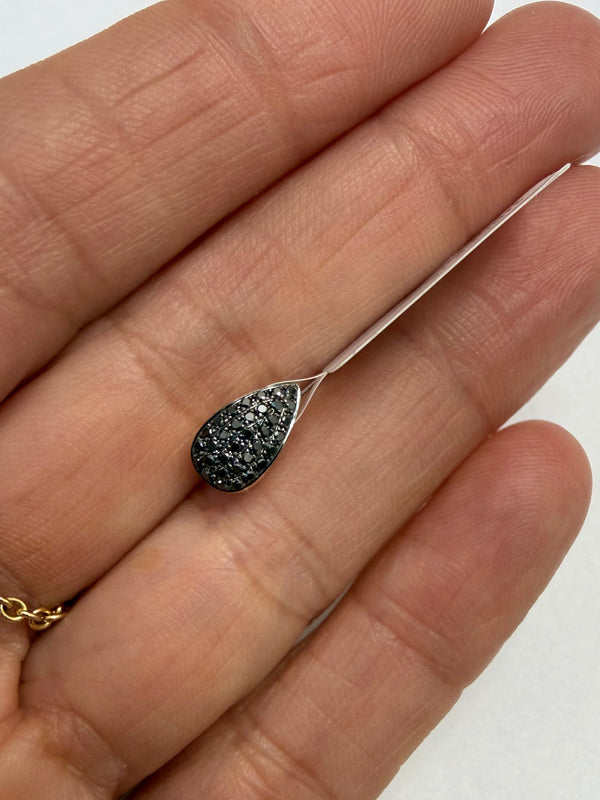 Pendant Rondelle  14kt Yellow Gold and Diamonds