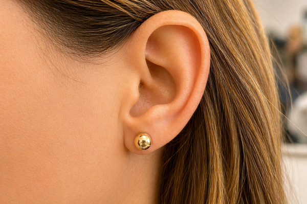 Earrings Tennis & Padel Ball 14kt Gold