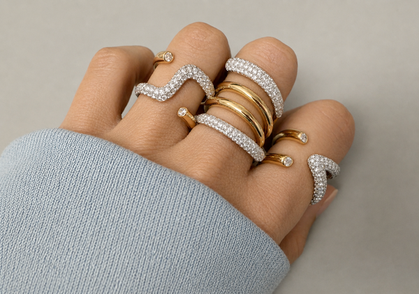Ring Exotic Rose Gold & Diamonds