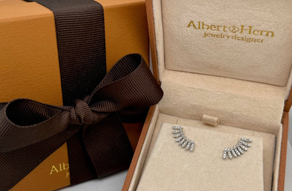 Earrings Crawler 14kt Gold & Diamonds