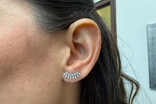 Earrings Crawler 14kt Gold & Diamonds