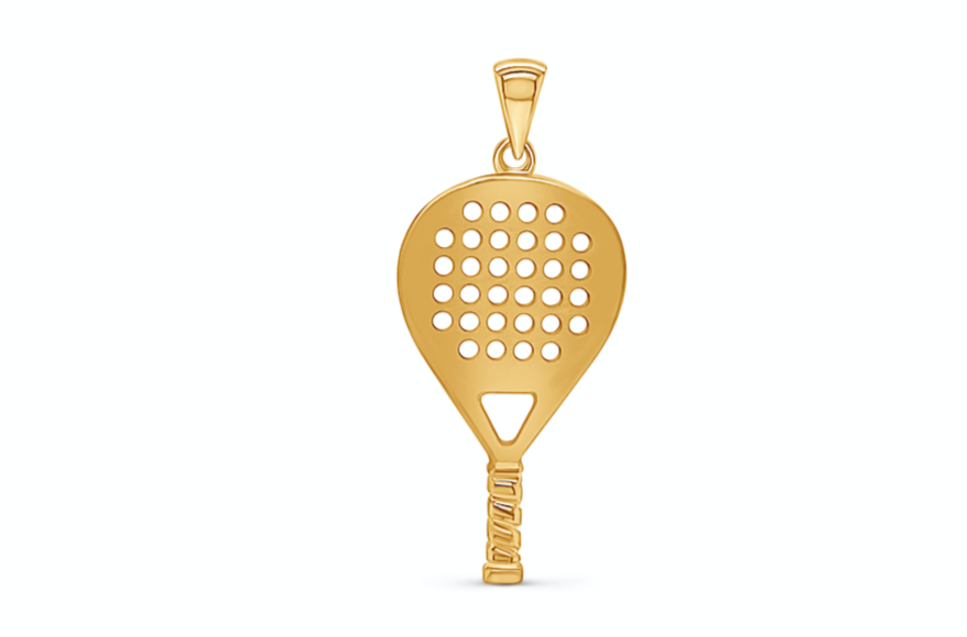 Pendant Padel Racket 18kt Gold