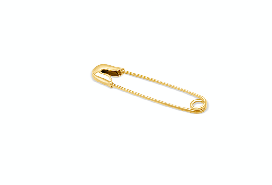 Kids 14kt Gold Solid Safety Pin