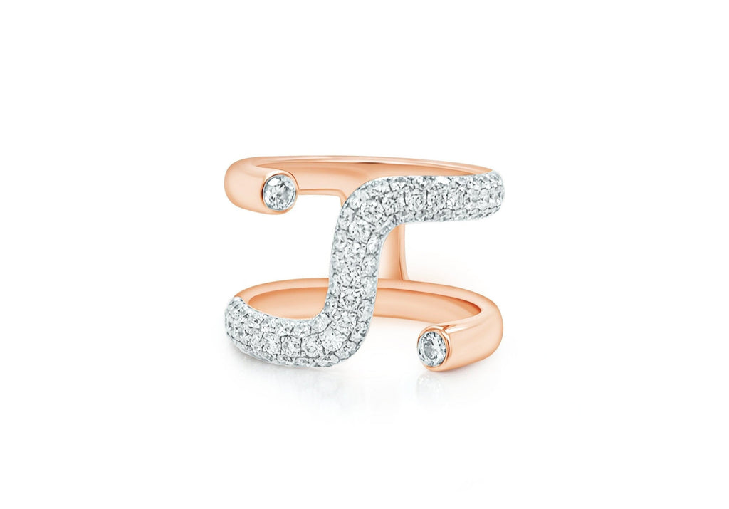 Ring Exotic Rose Gold & Diamonds