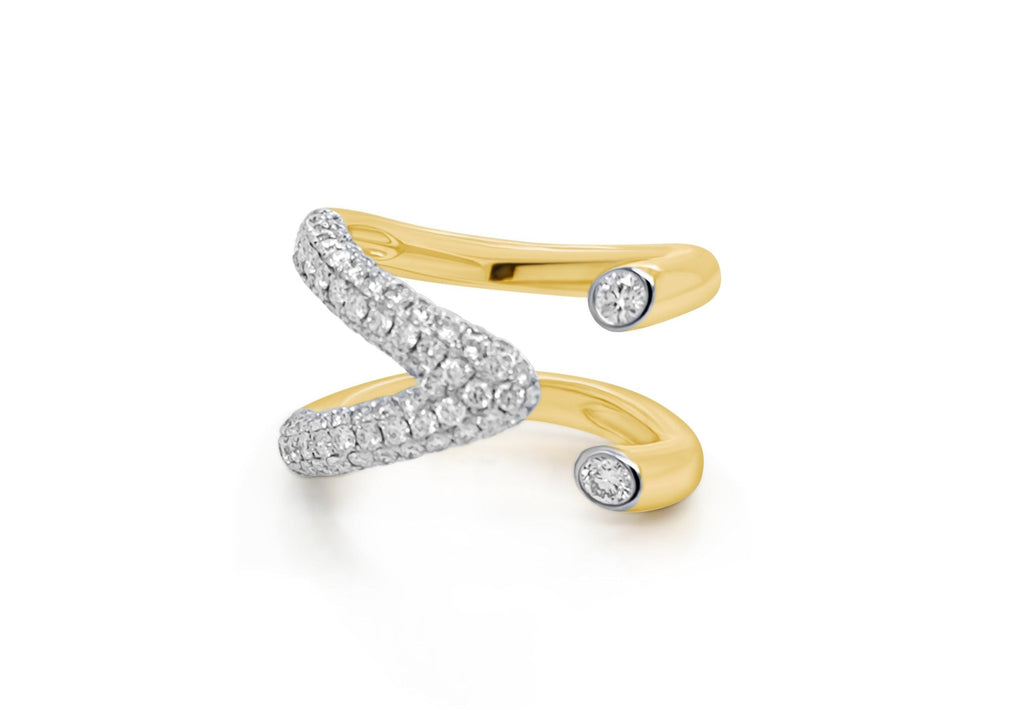 Ring Exotic Yellow Gold & Diamonds