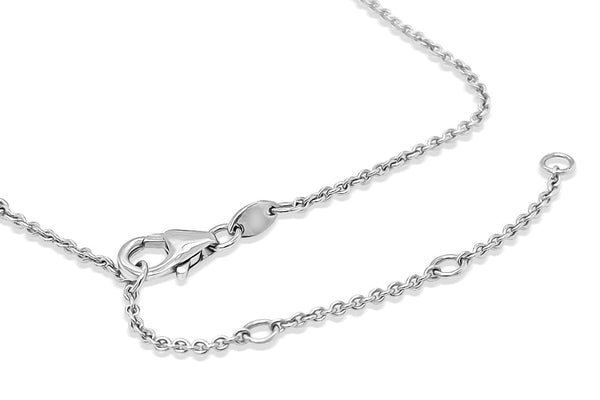 Necklace 18kt Gold Graduated Diamonds 1.75 cts