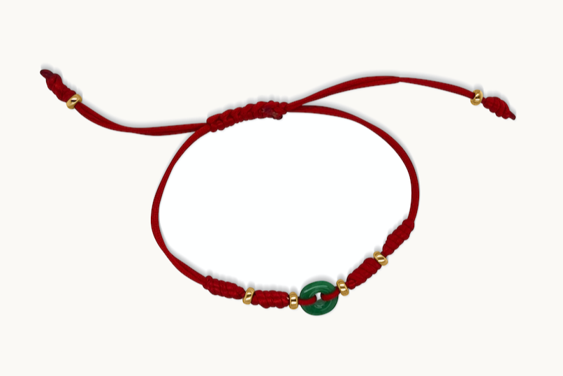 Bracelet adjustable with Jade GIA