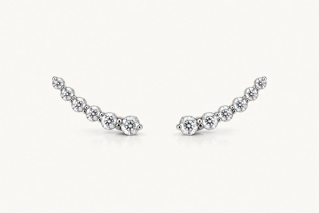 Earrings Crawler 18kt White Gold & Diamonds