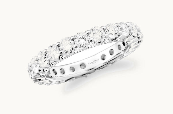Eternity Ring Platinum 24 Round Diamonds 1.66cts