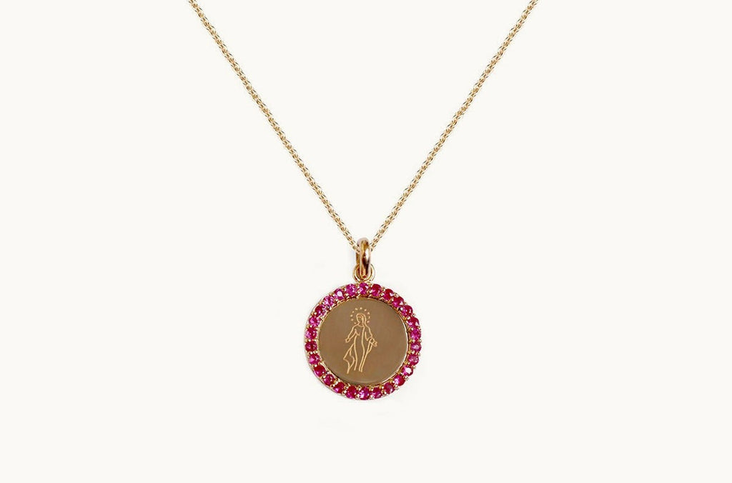 Medal Miraculous | Milagrosa Gold & Pink Sapphires
