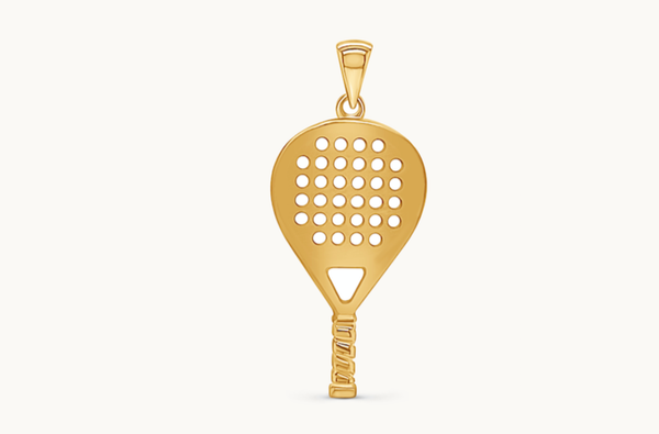 Pendant Paddel Racket 18kt Gold