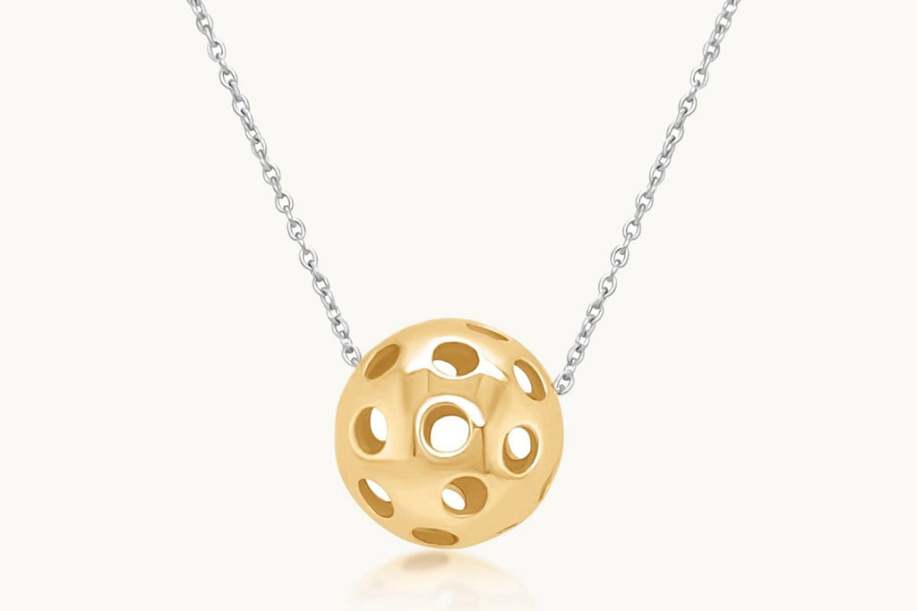 Pickleball 14kt Gold Necklace