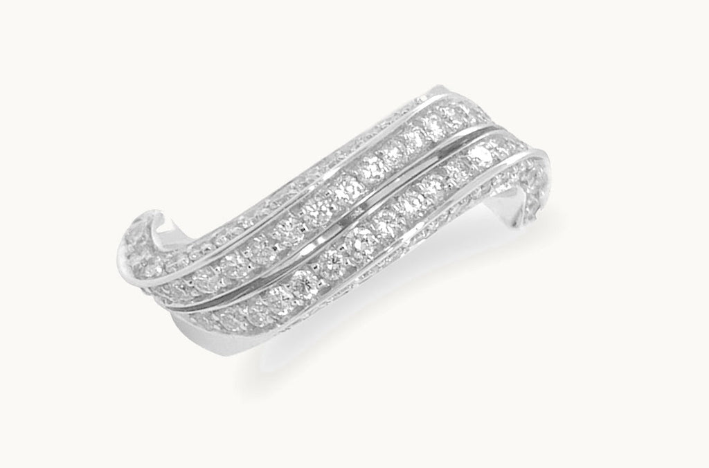 Ring 18kt Gold S with Diamonds