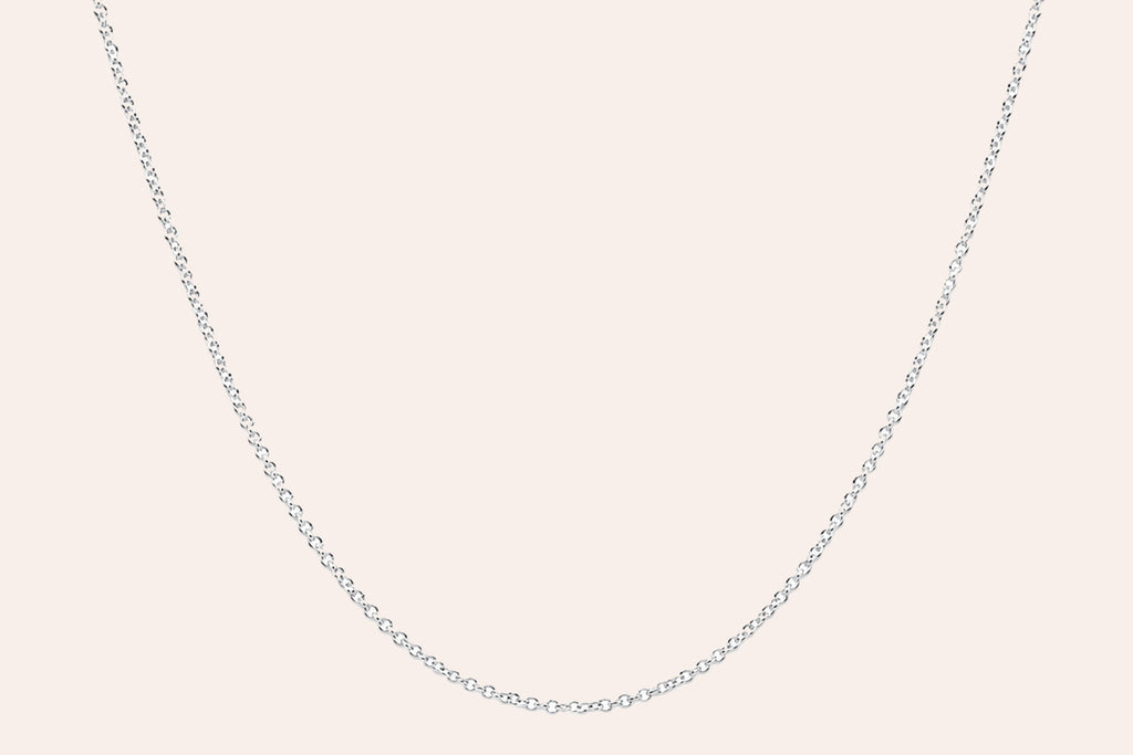 Necklace Chain 14kt White Gold 18" adjustable 17¨and 16"