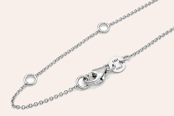 Necklace Chain 14kt White Gold 18