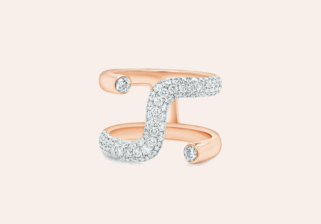 Ring Exotic Rose Gold & Diamonds