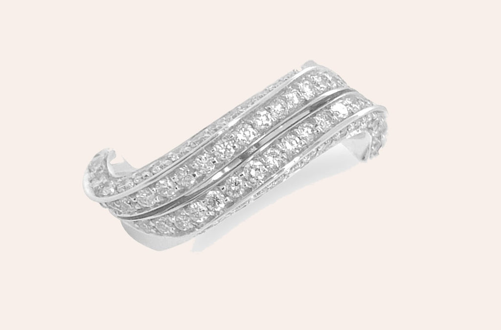 Ring 18kt Gold S with Diamonds