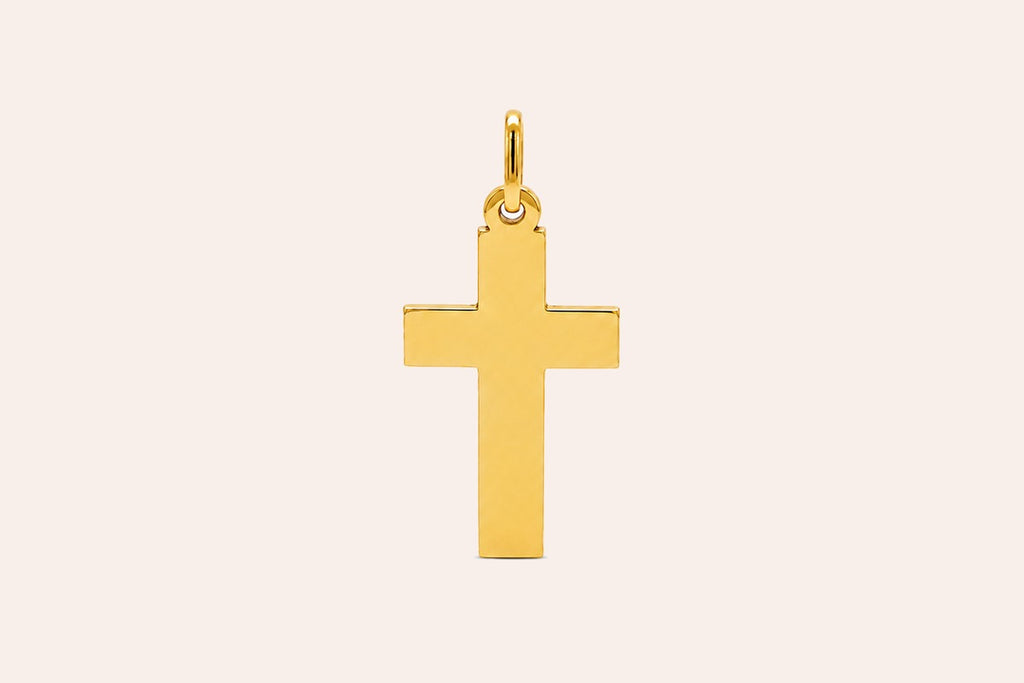 Pendant 18kt Gold Plain Cross
