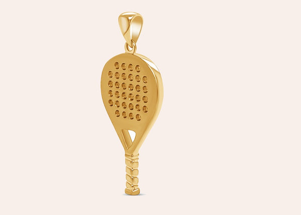 Pendant Paddel Racket 18kt Gold