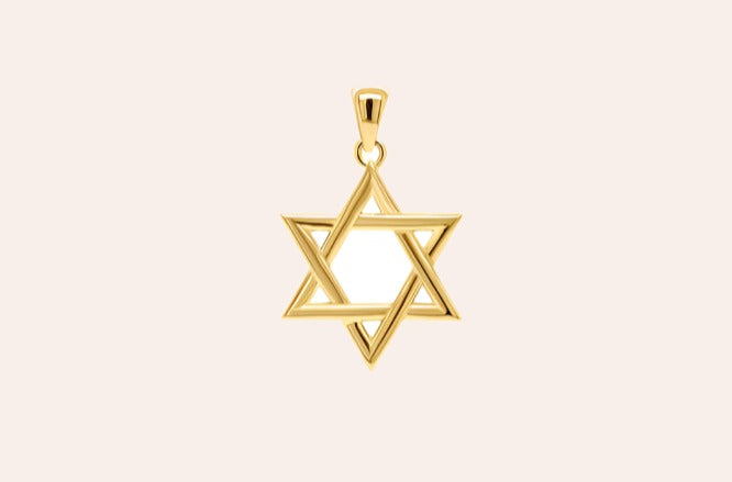 Pendant 14kt Yellow Gold Star of David