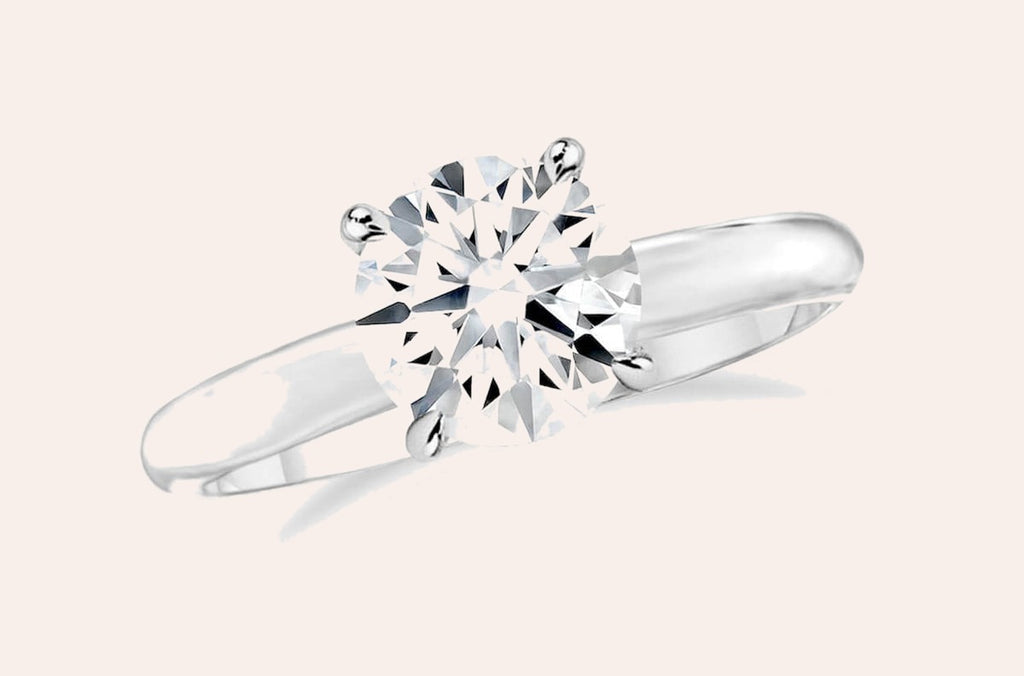 Ring Platinum GIA Round Diamond 1.23cts Solitaire