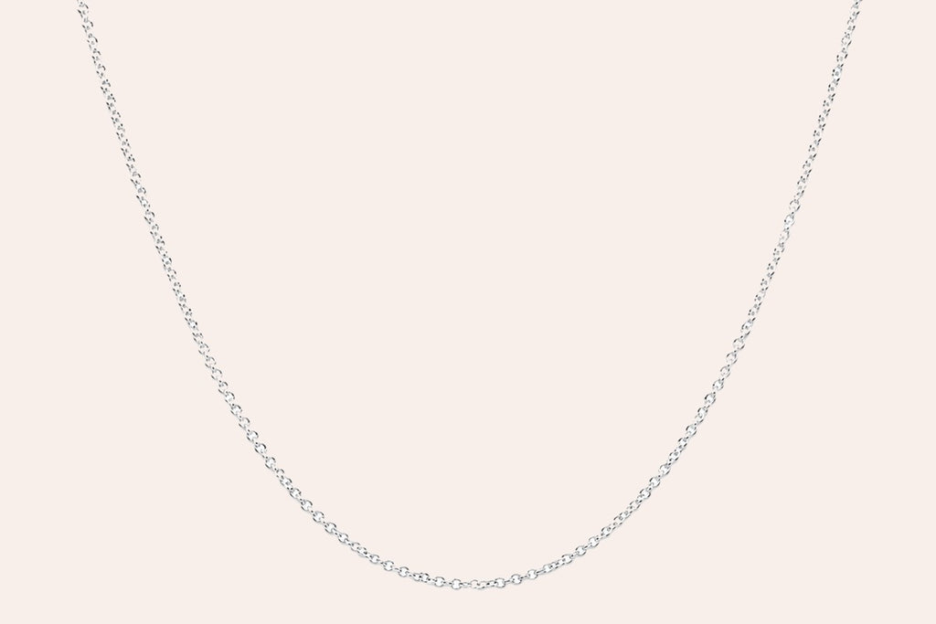 Necklace Chain 14kt White Gold 18" adjustable 17¨and 16"