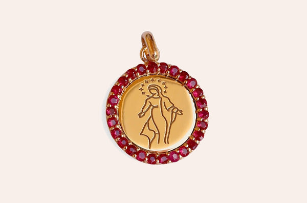 Medal Miraculous | Milagrosa Gold & Rubies