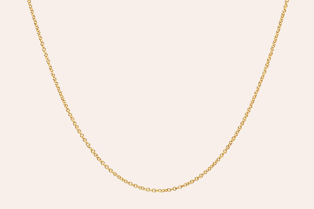 Necklace Chain 14kt Yellow Gold 18" adjustable 17¨and 16"