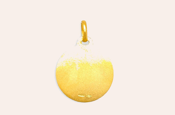 Medal Miraculous 18kt Solid Gold Pendant