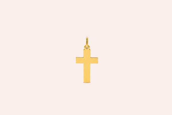 Pendant 18kt Gold Plain Cross