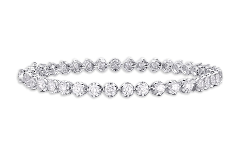 Bracelet Tennis 18kt White Gold & 40 Diamonds - Albert Hern Fine Jewelry