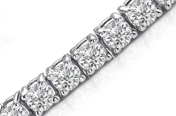 Bracelet 18kt White Gold Tennis with 68 Diamonds - Albert Hern Fine Jewelry