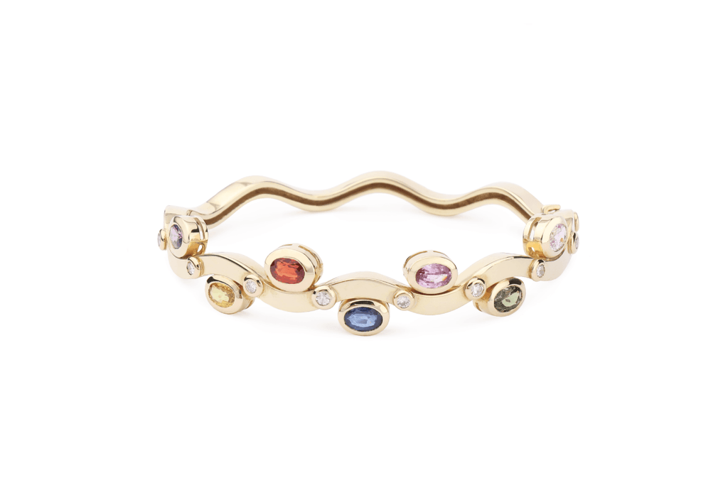 Bracelet Sapphires & Diamonds Yellow Gold - Albert Hern Fine Jewelry