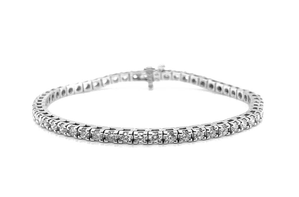 Bracelet Tennis 18kt White Gold & 55 Diamonds - Albert Hern Fine Jewelry