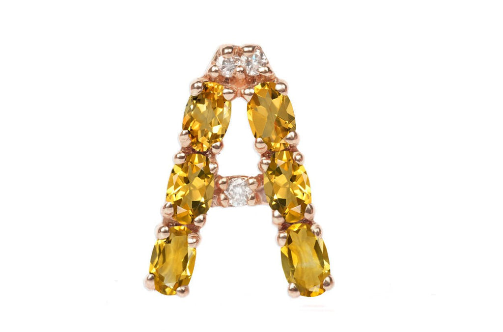 Cufflinks Letter A 18kt Gold - Albert Hern Fine Jewelry