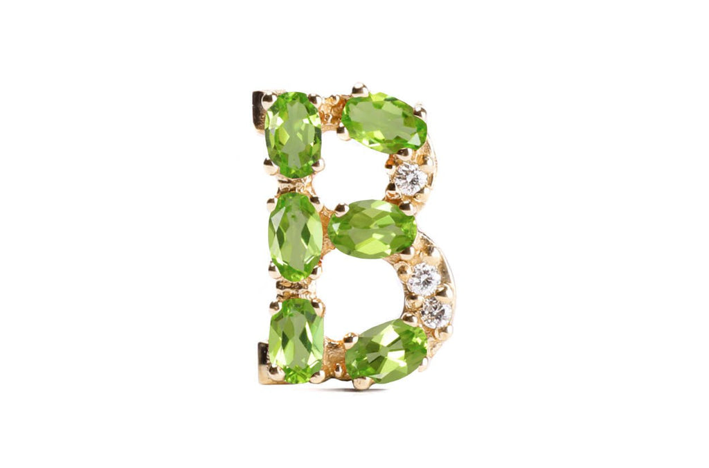 Cufflinks Letter B Initial 18kt Gold - Albert Hern Fine Jewelry