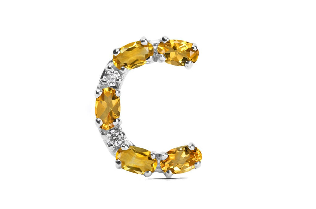 Cufflinks Letter C Initial 18kt Gold - Albert Hern Fine Jewelry