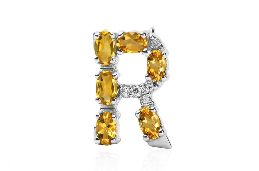 Cufflinks Letter R Initial 18kt Gold | Albert Hern Fine Jewelry