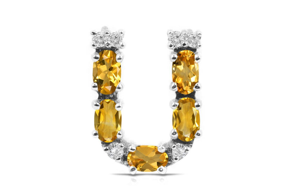 Cufflinks Letter U Initial 18kt Gold | Albert Hern Fine Jewelry