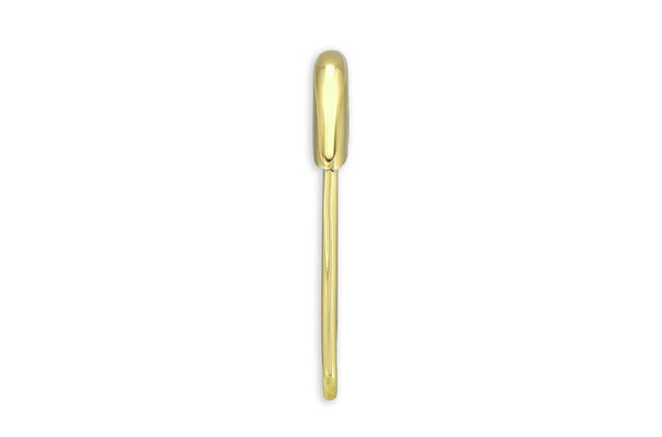 Earring 14kt Gold Solid Safety Pin - Albert Hern Fine Jewelry