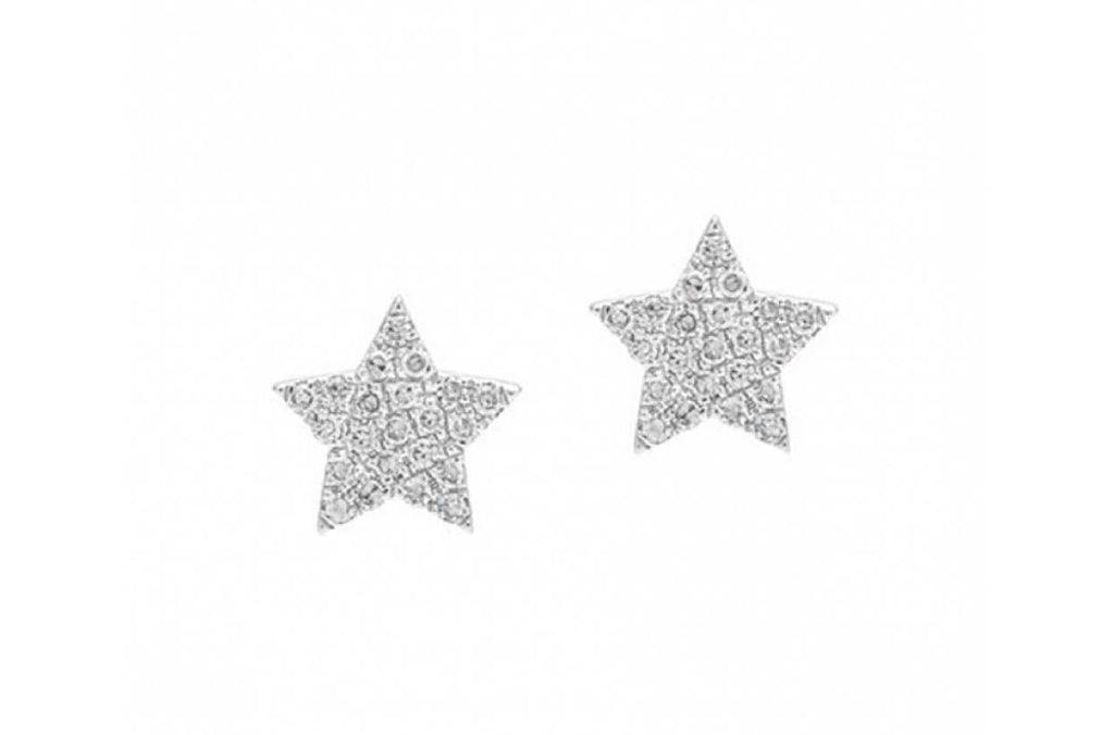 Earrings Star Gold & Diamonds - Albert Hern Fine Jewelry