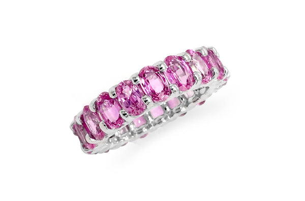 Eternity Ring Pink Sapphires & Gold - Albert Hern Fine Jewelry