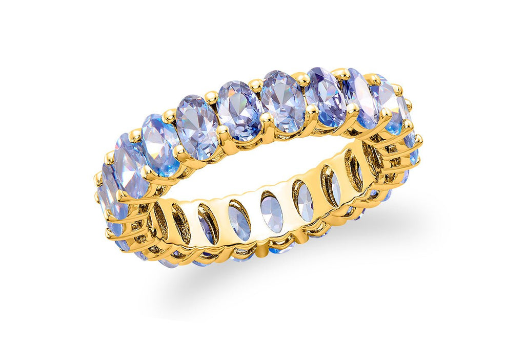 Buy Jewels Solid 10k Gold Wedding Band Moissanite Half Eternity Annive –  KesleyBoutique