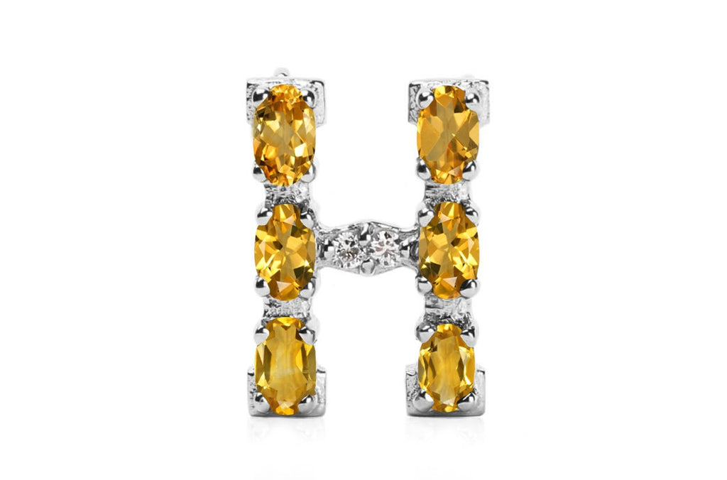 Cufflinks Letter H Initial 18kt Gold | Albert Hern Fine Jewelry