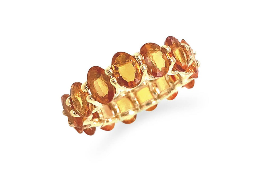 Maxi Eternity Rings Gemstones & Gold - Albert Hern Fine Jewelry
